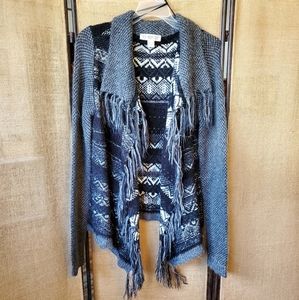 Vintage America Blues Sweater Aztec Print Size L